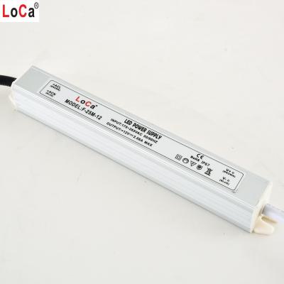 China Super popular waterproof 25w thin 12v aluminum led light transformers for sale