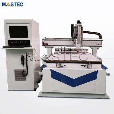 China Economic Acrylic CNC Wood Carving Machine / 3D CNC Router For Door Wood Making for sale