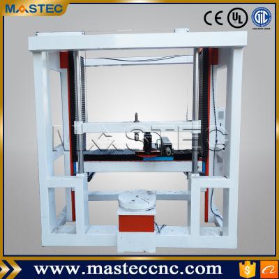 China Vertical CNC Router Stone Marble Engraving Machine With Rotary Axis for sale