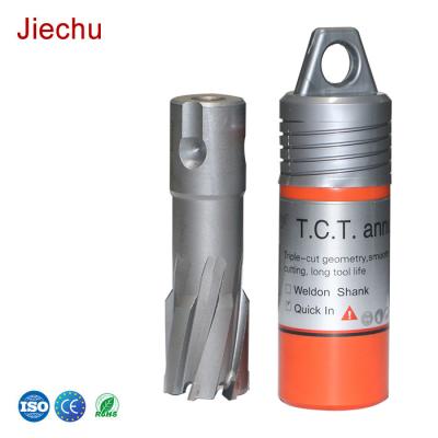 China Metal Drilling CTT Cutter Annular Drill Bit For Magnetic Drill Bit Holder 12mm-100mm for sale