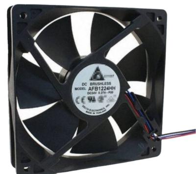 China 24VDC 3WIRE FAN 0.340AMP AFB1224HH-F00 AFB1224HH-F00 SIZE 120X120X25MM for sale