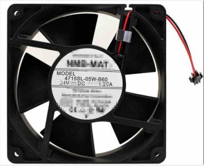 China 12038 1.2A Fan 4715SL-05W-B60, 24 VDC, WIRE - 2 4715SL-05W-B60 for sale