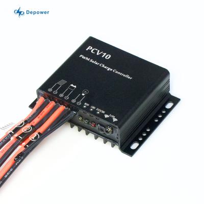 China 10a pwm solar charger controller Constant Voltage Driver pwm charge controller solar controller PCV10 for sale