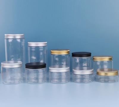 China 50ml Cosmetic Plastic Storage Jars 2.75in Multicolor Aluminum Lid for sale