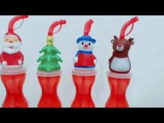 ODM Christmas Decoration Plastic Beverage Bottles Snowman AZO Free 17oz