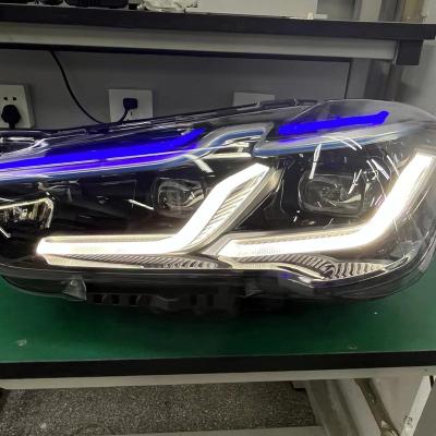 China Same as genuine Cicaryo F48 Laser Headlight for BMW X1 F48 F49 Halogen Hid car upgrade to Fashion Blue Facelift version sDrive 18d 18i 20d 28i for sale