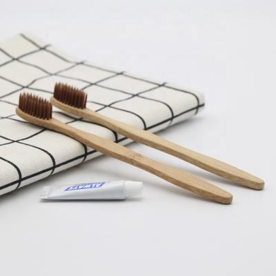 China Disposable bamboo toothbrush for hotel or home use for sale