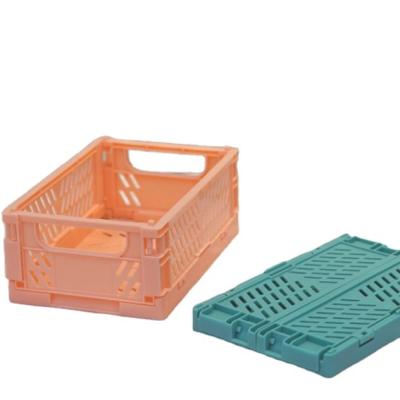 China New Viable Desktop Folding Basket Toy Storage Cosmetic Storage Basket for sale