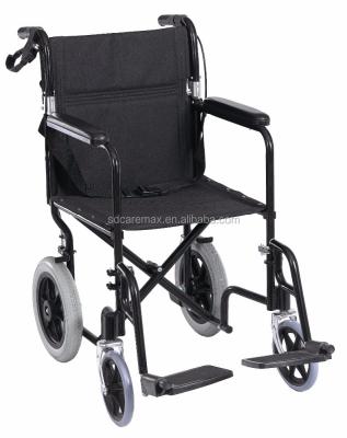 China Caremax Factory Supply Good Prices Lightweight Aluminum Transit Wheelchair CA973LFH for sale