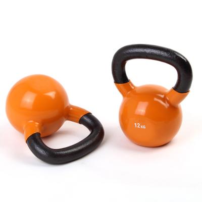 China Adjustable Colored Fitness Equipment Gym Workout Gym Weight Kettle Plastic Soaked Bell for sale