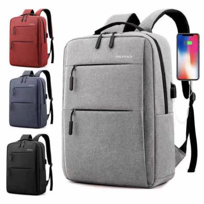 China Business Type Hot Sale Backpack With College School Computer Bookbag Travel Laptop Backpack With USB Filling Left Rise Casual Daypack for sale