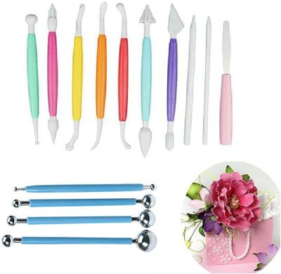 China 14 Pcs Viable Fondant Cake Decorating Sculpt Modeling Tools, Stylus Pottery Sculpting Modeling Tools Fondant Carvin Pen Tools for sale