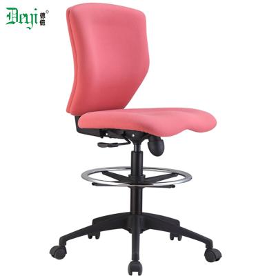 China Bar Chair Fabric Seat And Back Bar Chair Modern Function Stool With Wheels for sale