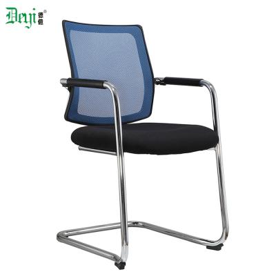 China Hospital Visitor Chair (Height) Adjustable Chrome Frame Mesh Back Office Visitor Chair for sale