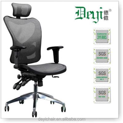 China (Height)Adjustable Modern Mesh Office Chair 745B Mesh Headrest High Back Manager Chair for sale