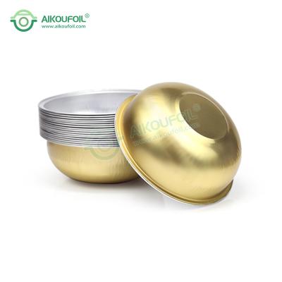 China Bakery Tray High Temperature Normal Thickened Round Airline With Aluminum Foil Containers 8011 High Quality Take Out Food Grade for sale