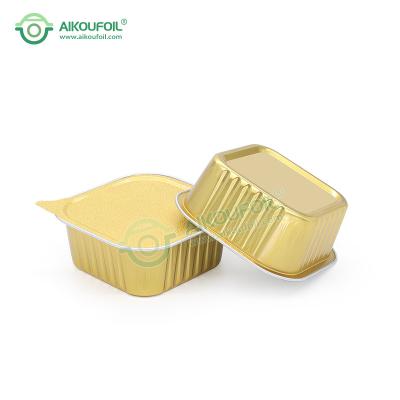 China Food Box Aikou Restaurant Lunch Box Take Out Containers Aluminum Foil Disposable Food Packaging for sale