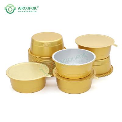 China Airline Food Trays Aikou 500ml 600ml 950ml 1200 Takeout Box 38oz Aluminum Foil Sealable Lids Baking Airline Meal Trays for sale