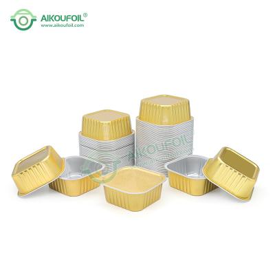 China Food Box Aikou Aluminum Foil Suppliers Airline Food Pack Disposable Aluminum Pans With Sealing Lids for sale