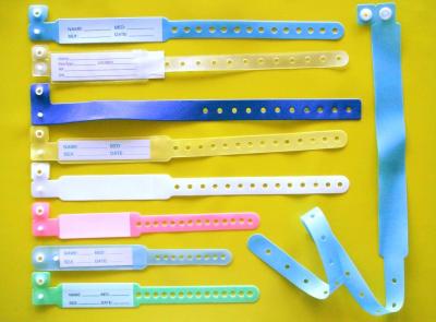 China Patient identification bands /patient id band/ Hospital Identification Bands /id bracelet for sale