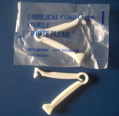 China Surgical disposble sterile umbilical cord clamp for sale