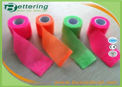 China Neon Colour  Non Woven Self Adhesive Bandage Coflex tape Pet Bandage for sale