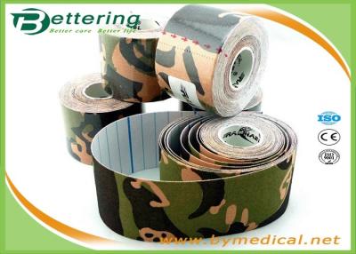 China Kinesio Tape 5cm 5m Camo Tape New Camouflage Cloth Kinesio Taping Muscle Physiotherapy Sports Bandage Protective for sale