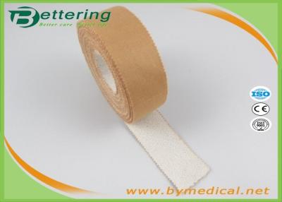 China 2.5cmx13.7m Latex free zinc oxide athletic rigid strapping tape rayon sport tape to limit joint movement for sale