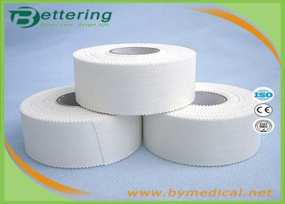 China 2.5cm White colour Latex free zinc oxide athletic Rigid Rayon Tape Porous Sports strapping Taping for sale