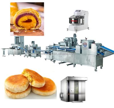 Cina Automatic Hotels Puff Pastry Production Line Hopia Pastry Machine Puff Pastry Making Machine in vendita