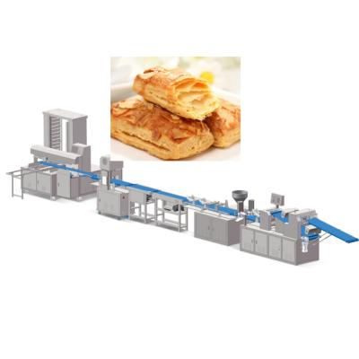 中国 Commercial Dough Machine Hotels Puff Pastry Dough Making Machine Automatic Pastry Production Line 販売のため