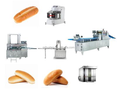 China Full Automatic Snack Factory Bread Production Line Bread Roll Machine Buns Bread Making Machine for sale