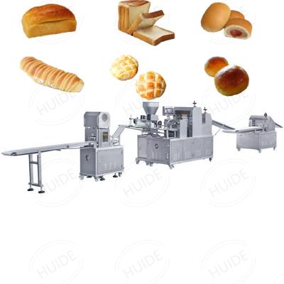 中国 Industrial Automatic Bread Maker Bread Bakery Machine Huide Bread Toast Bread Production Line Make Making Machine 販売のため