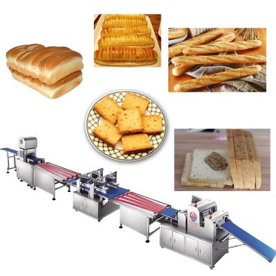 China Automatic Full Automatic Production Bread Production Line Bread Bakery Production Line Slice Bread Production Line for sale