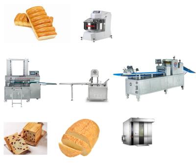 China Snack Factory Commercial Bread Bread Make Line Slice Bread Machine Machine Automatic Toast Bread Production Line for sale