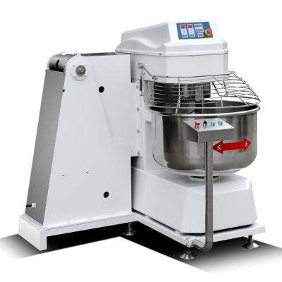 China Snack Factory Industrial Commercial Heavy Duty Bread 200L Pizza Flour Mixer Machine 50Kg 100Kg Spiral Dough Mixer Bread Production Line en venta