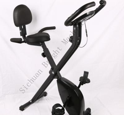 China With Back Seat Cheap Folding GYM Body Fitness Exercise Bike for sale