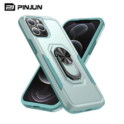 China New Anti-fall Case For iPhone 13 Mini Case Mobile Phone Shockproof Cover For iPhone 13 Mini With Kickstand for sale