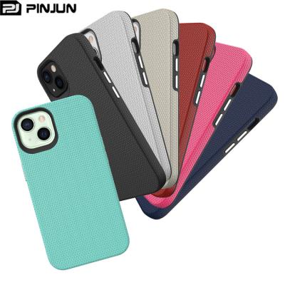 China new Anti-drop mass market network texture 2 in 1 hybrid armor case for iphone 13 pc tpu case for sale