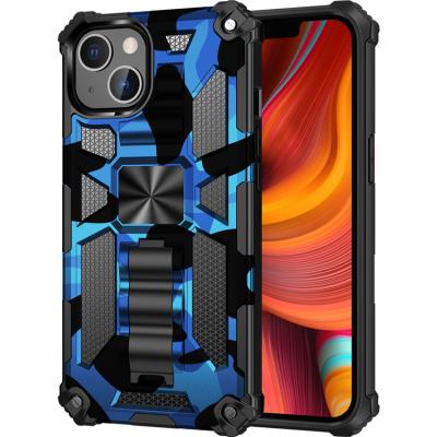 China Anti-drop new design tpu PC kickstand camouflage heavy duty shockproof phone case for Samsung Galaxy A03s case for sale