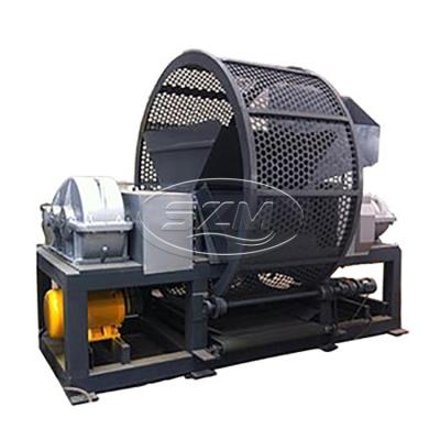 China Fatigue shredding and reuse of gas tank iron can aluminum box copper wire scrap rubber product crushing and shredding double shaft shredder for sale