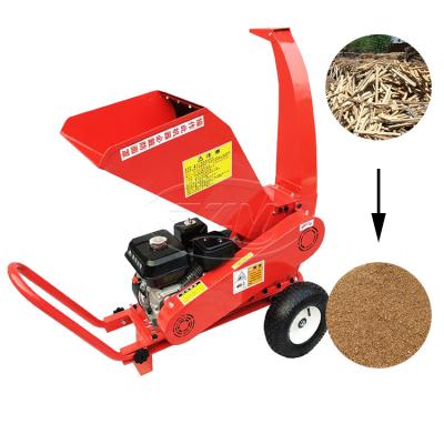 China Selling Mobile Household Mini Version Woodworking Machinery Tree Branch Chipper Diesel Powered Grass Best Small and Wood Chipper Chipper for sale