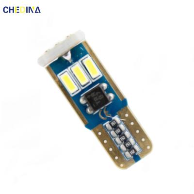 China Chedina 4014 Wholesale 9SMD 4014 W5W Canbus T10 LED Car Reading Light Bulb for sale