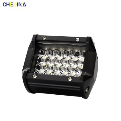 China Wholesale Aviation Aluminum Alloy 4 Inch Led Tractor Light Bar 4 Row 72W Led Light Bar for sale