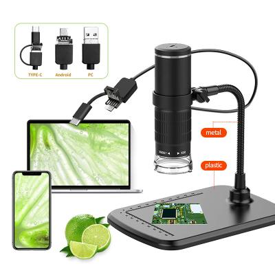 China 1000X Digital USB Microscope Microscopio Magnifier for Soldering Stereo USB Endoscope Camera Electronic Magnifier with 8 LED AN104 for sale