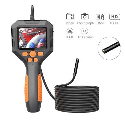 China IPS Screen IP68 Lens 1080P HD Waterproof Rigid Cable Borescope Industrial Camera 2.8