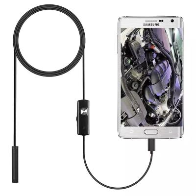 China 7mm 5.5mm Lens Borescope Camera Android USB Endoscope Inspection Camera 1m 2m Waterproof Cabel Led Light / Waterproof Waterproof for Phone and PC for sale