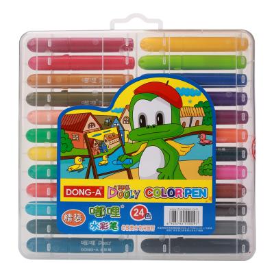 China Watercolors Painting Images Paint 24 Li c Plastic Box for sale