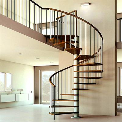 China Contemporary Spiral Staircase Light Modular Spiral Staircase Designs Duplex House For Sale for sale