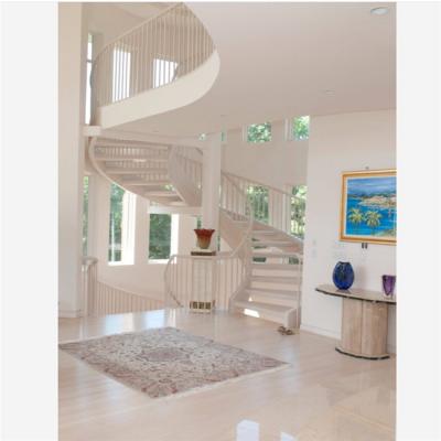 China Customized Modern Design Curved Staircase Security Door Staircase Pendant Light for sale